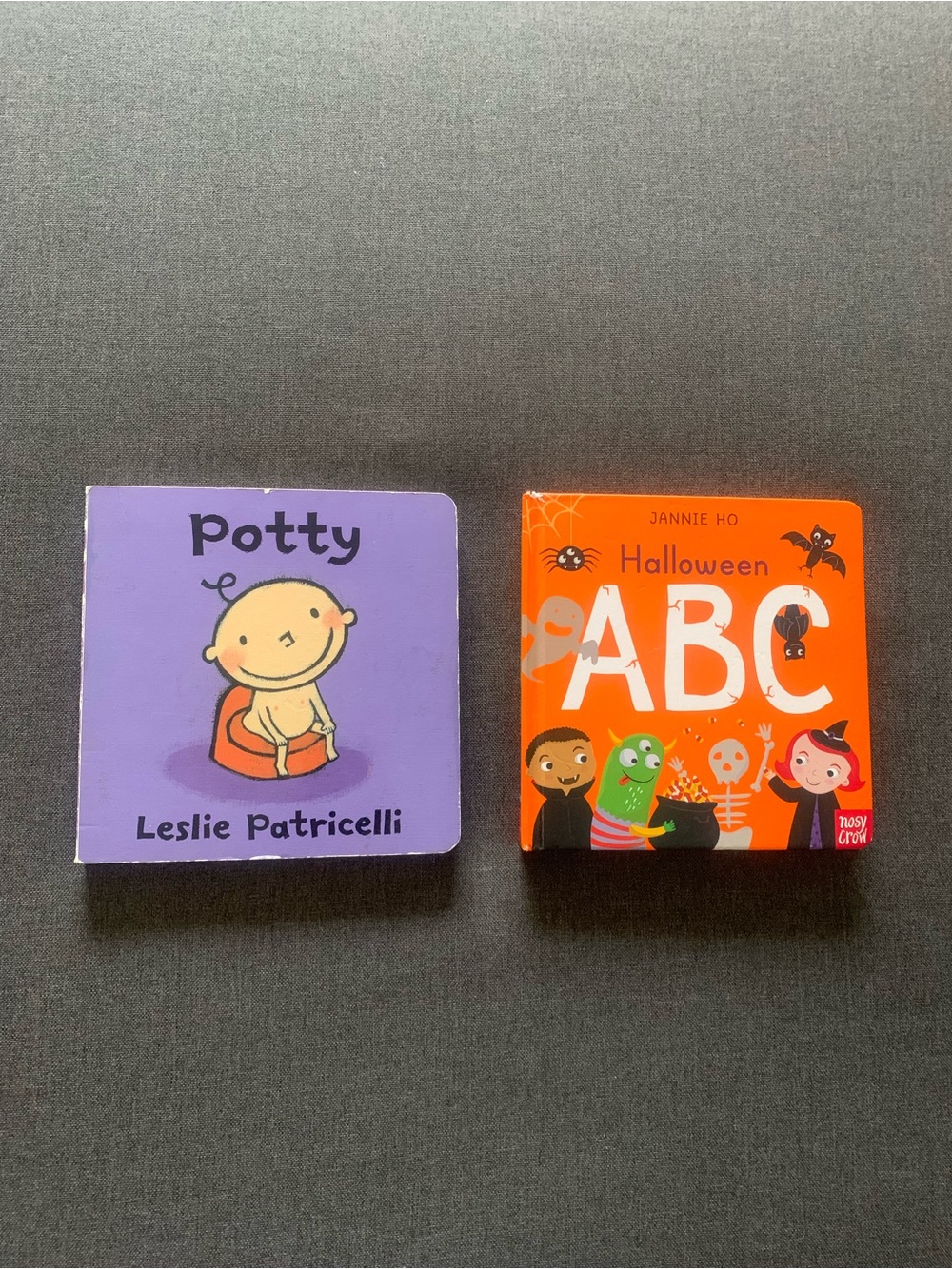 Books Halloween ABC By Jannie Ho & Potty By Leslie Patricelli